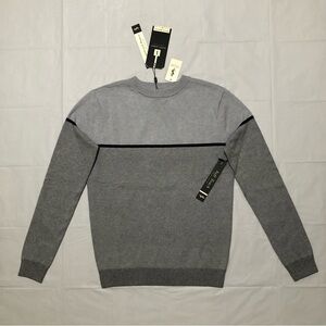 NWT Scott James Men’s Pullover Stretch Gray Sweater M